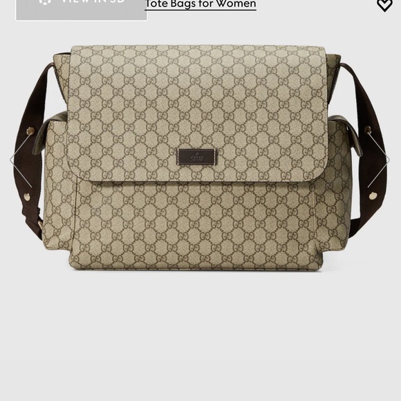 GG Supreme canvas diaper bag - Picture 2 of 3